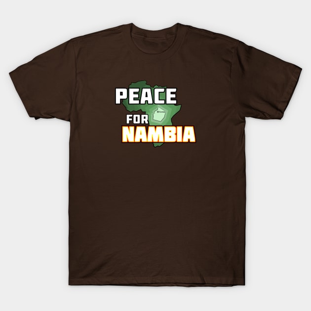 Peace for Nambia T-Shirt by SeeScotty